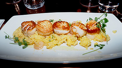 Revival Kitchen & Bar signature dishes Chef's Tasting Menu, Seared Sea Scallops, Crispy Calamari, Bouillabaisse